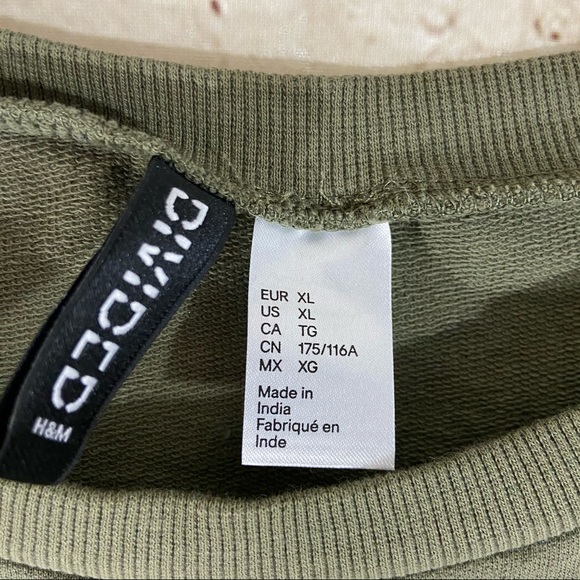 Olive green Los Angela’s long sleeve T-shirt XL - Picture 2 of 5